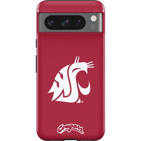 Washington State University Cougars Logo Google Pixel 8 Pro Impact Case